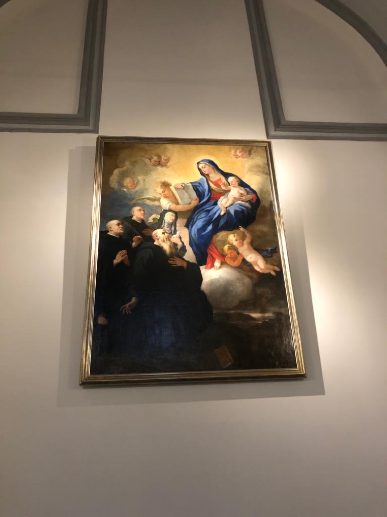 Quadro della Madonna in cappella laterale